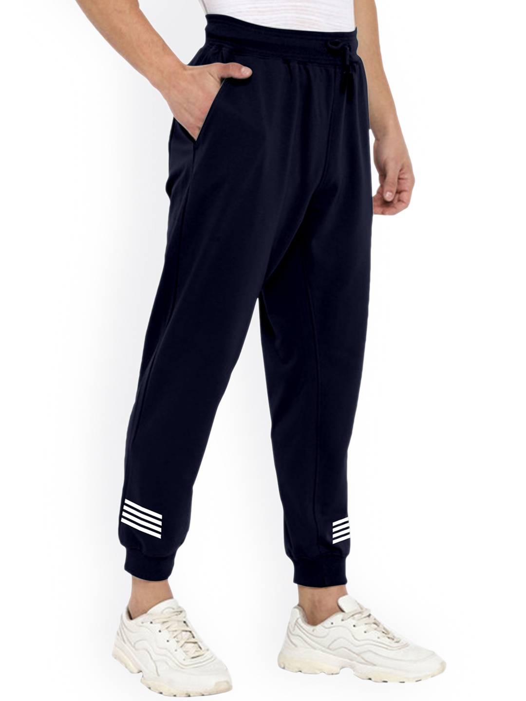 

FTX Men Mid-Rise Joggers, Navy blue