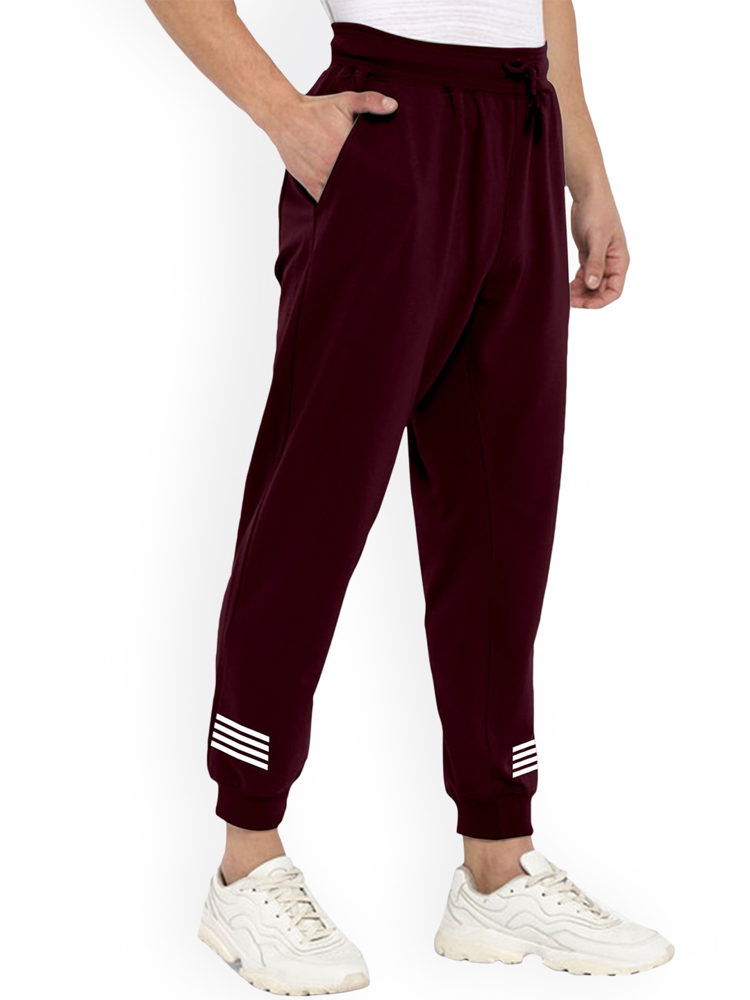 

FTX Men Regular Fit Joggers, Maroon