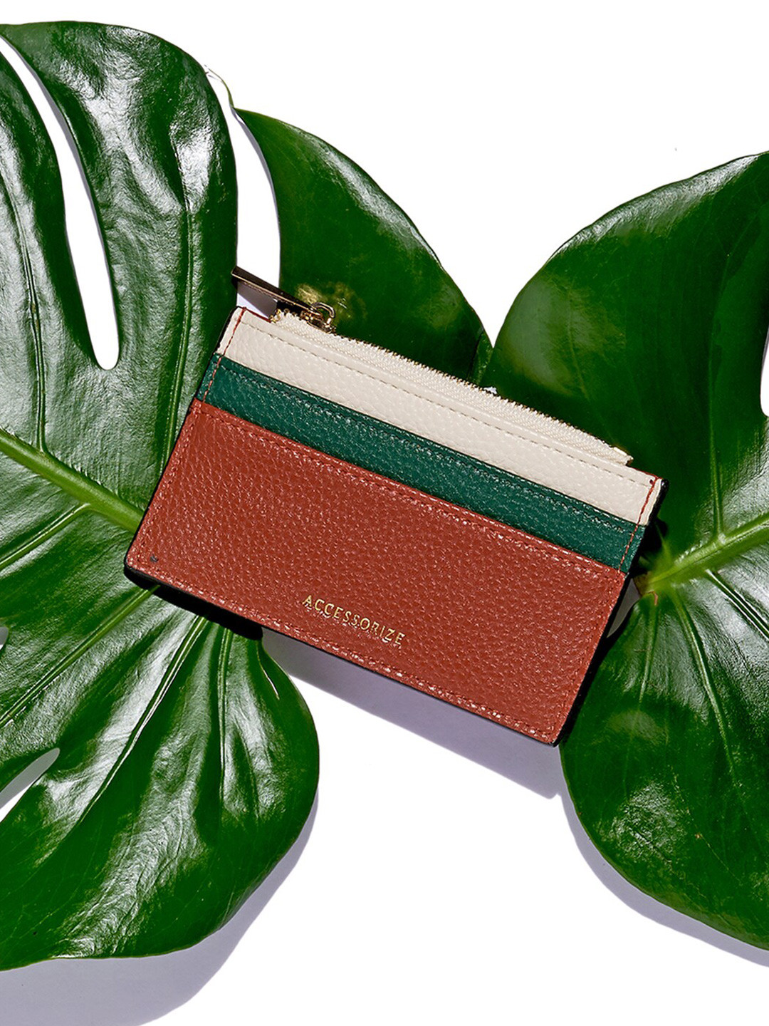 

Accessorize London Colourblock Cardholder, Red