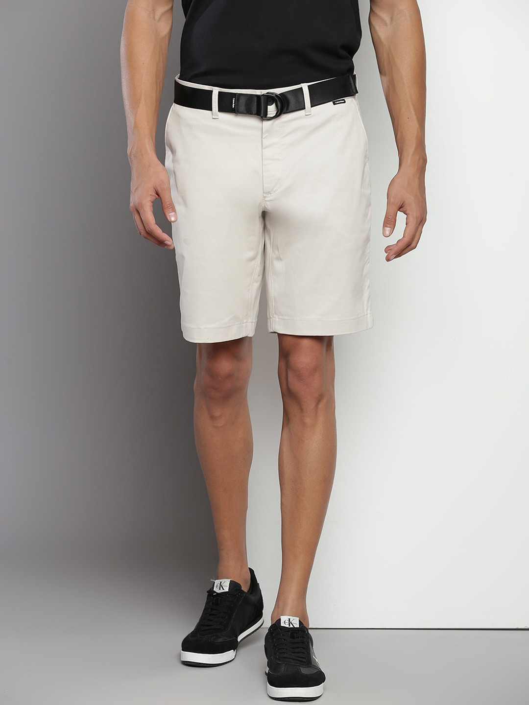 

Calvin Klein Jeans Slim Fit Chino Shorts, Beige