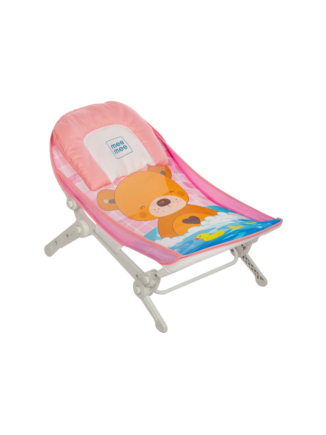 

MeeMee Kids Graphic Printed Foldable Baby Bather, Pink