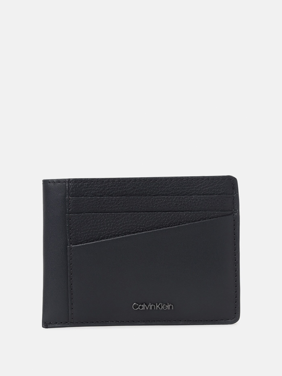 

Calvin Klein Jeans Men Leather Money Clip, Black