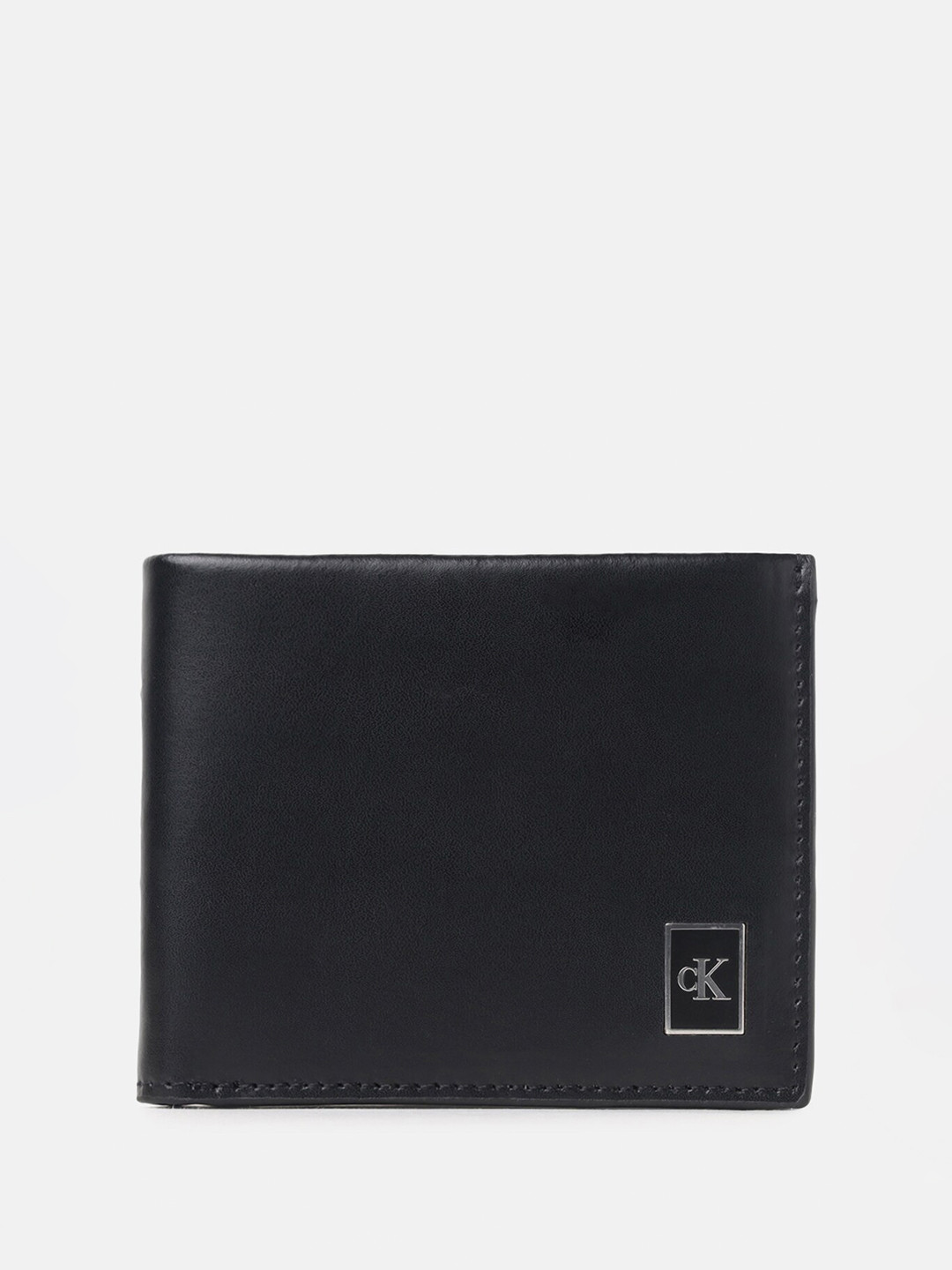 

Calvin Klein Jeans Men Leather Two Fold Wallet, Black