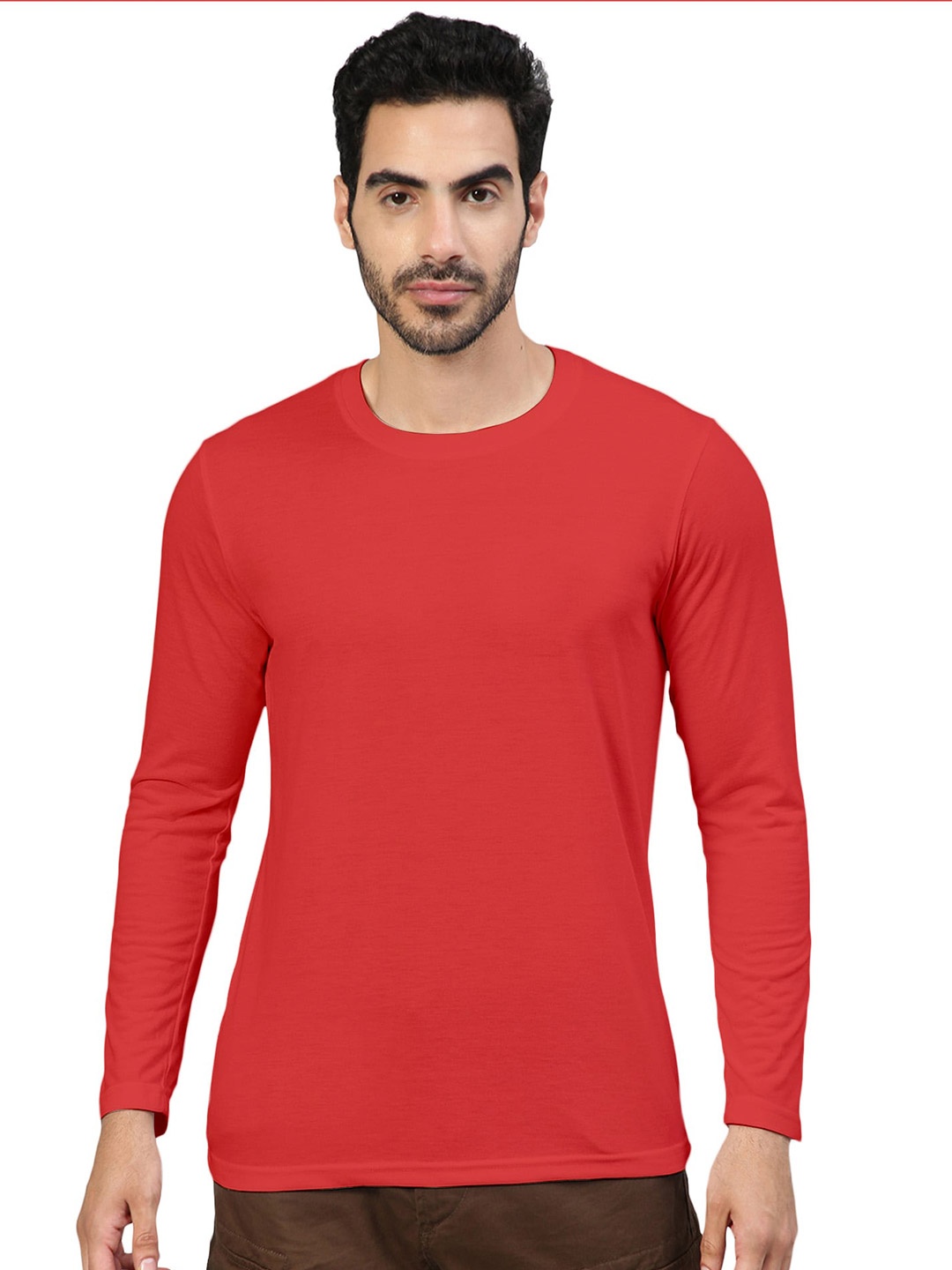 

FTX Round Neck Regular Fit T-shirt, Red