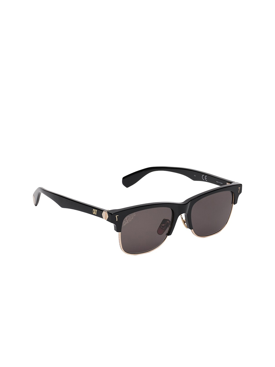 

CR7 Men Square Sunglasses with UV Protected Lens, Black