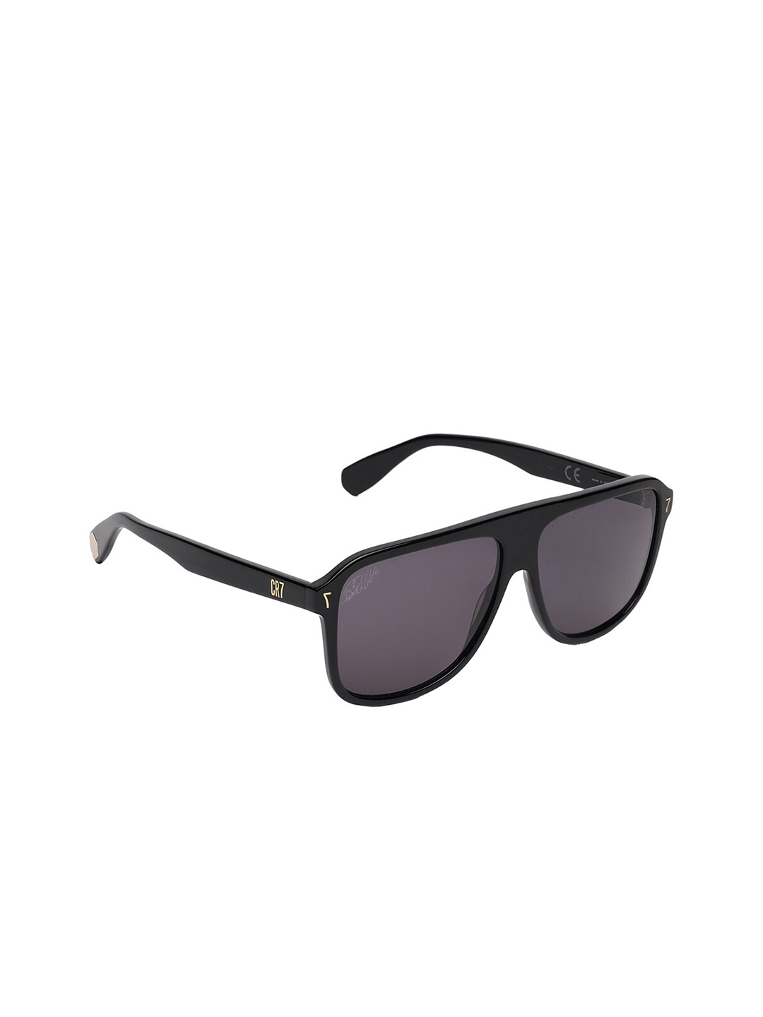 

CR7 Men Wayfarer Sunglasses with UV Protected Lens, Black