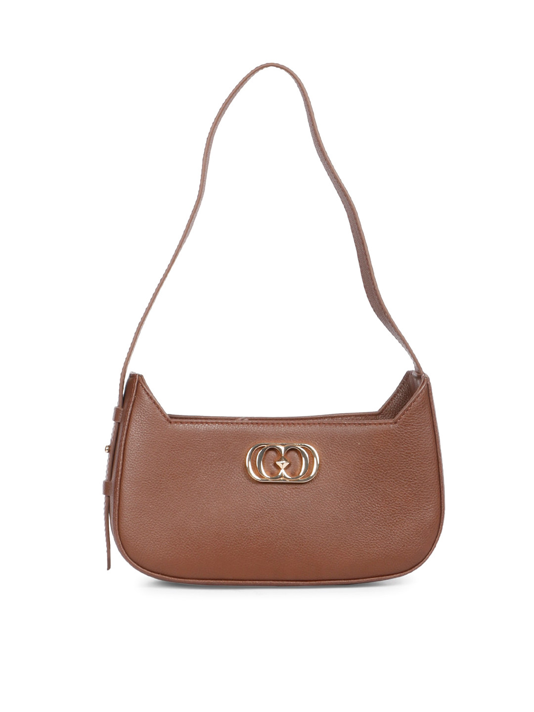 

Saint G Leather Structured Sling Bag, Brown
