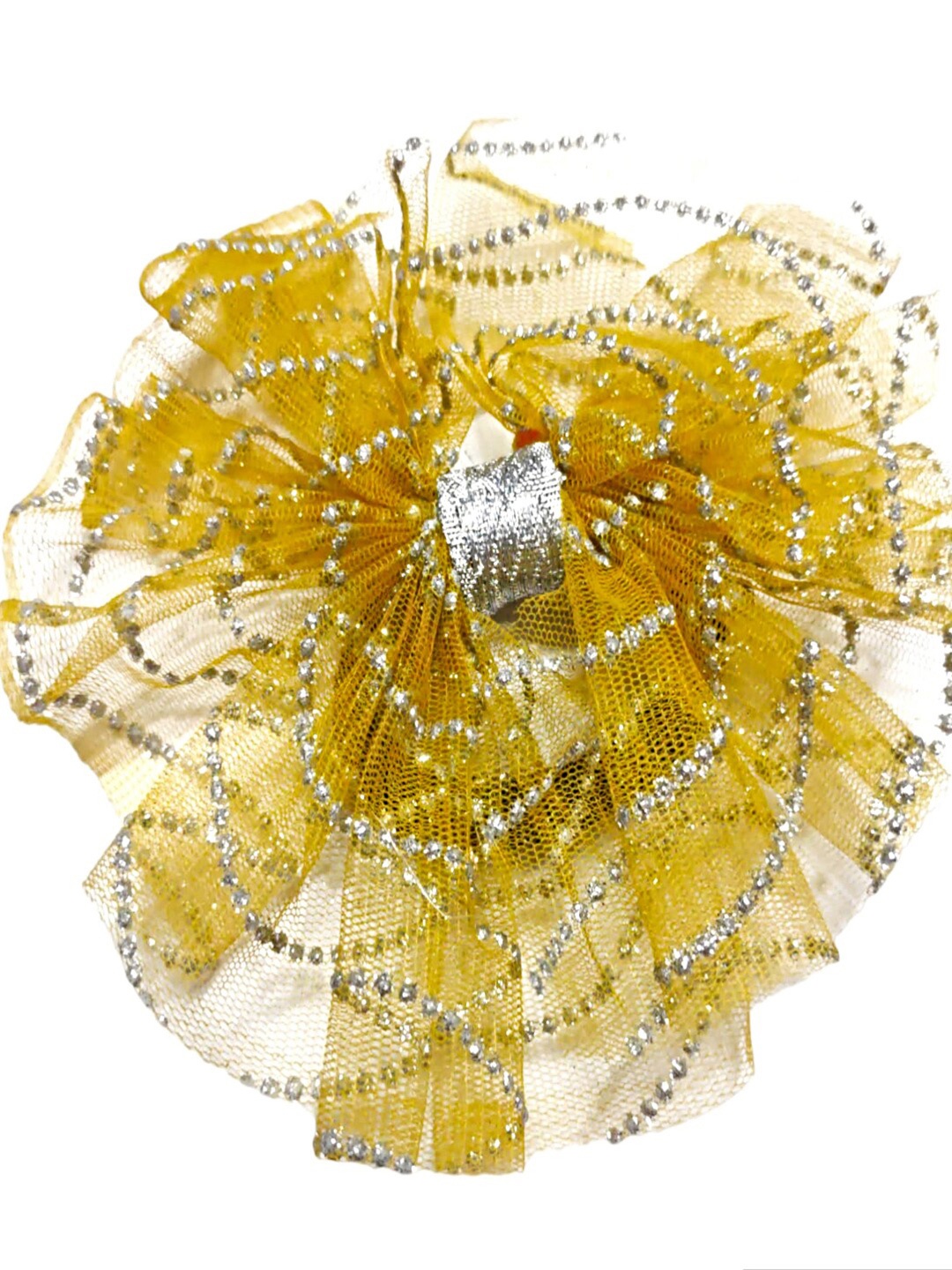 

Proplady Embellished Ponytail Holders, Mustard