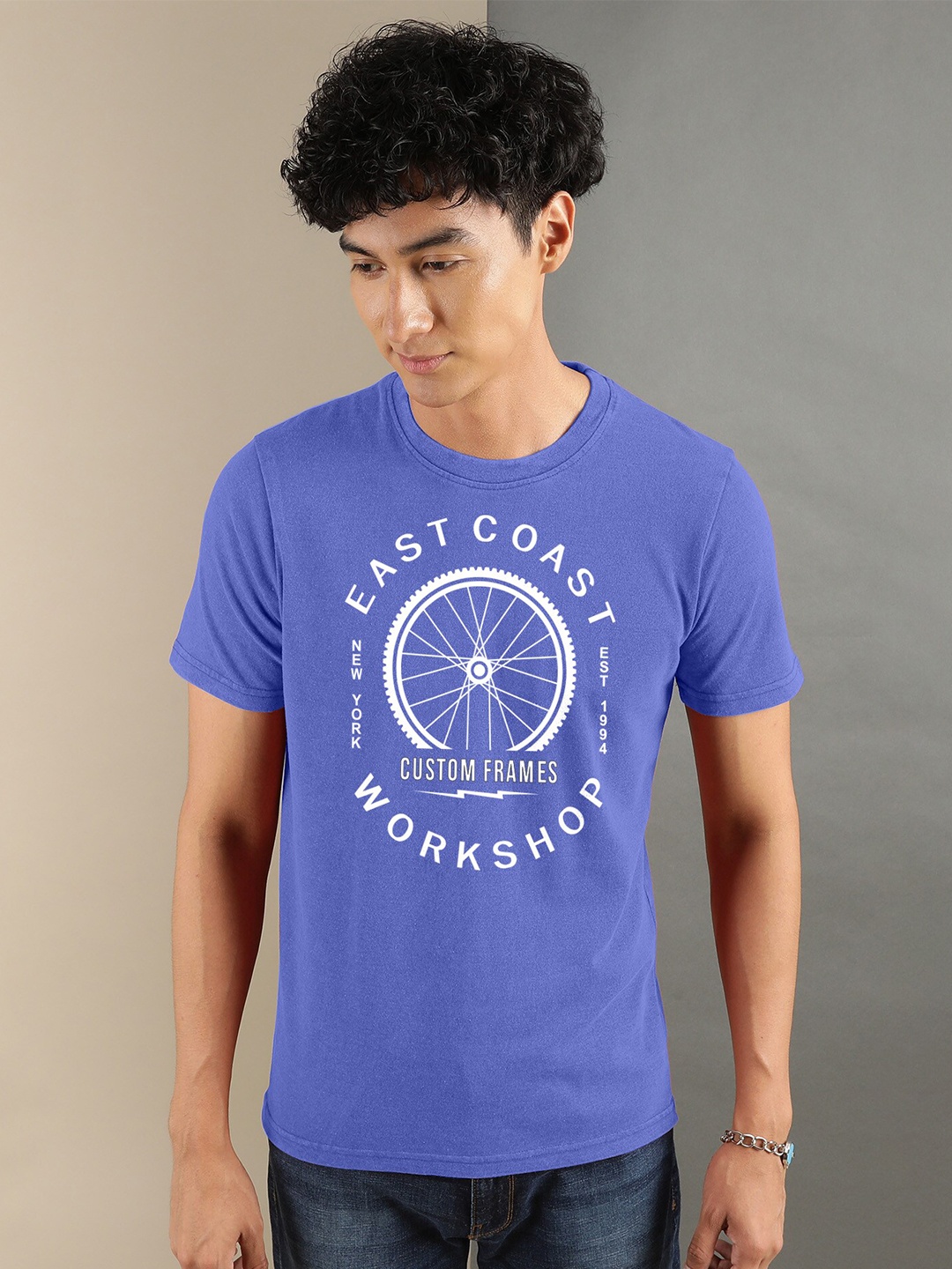 

FTX Typography Printed T-shirt, Blue