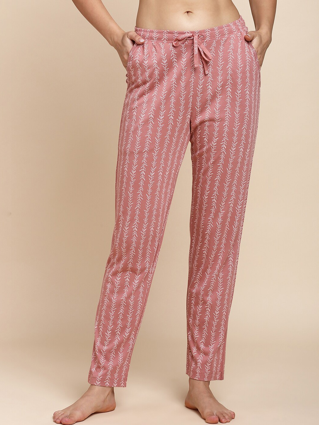 

Van Heusen Printed Modal Lounge Pants, Pink