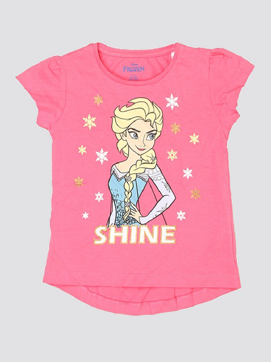 

mothercare Girls Graphic Printed Cotton T-shirt, Pink