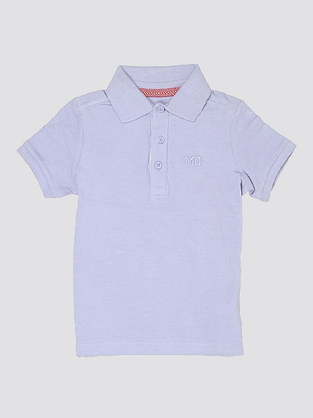 

mothercare Boys Polo Collar Pure Cotton T-shirt, Blue