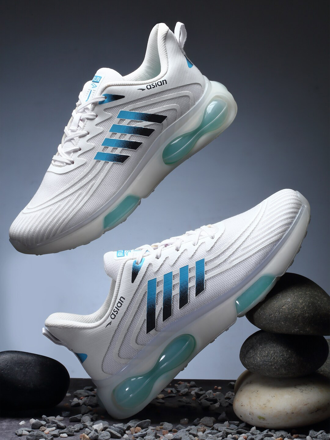 

ASIAN Men Superkick-02 Running Shoes, White