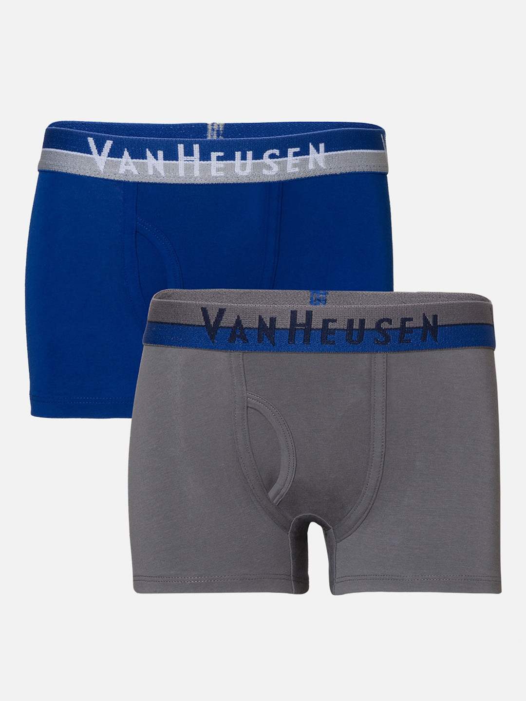 

Van Heusen Boys Pack of 2 Anti Bacterial Colour Fresh Trunks, Blue