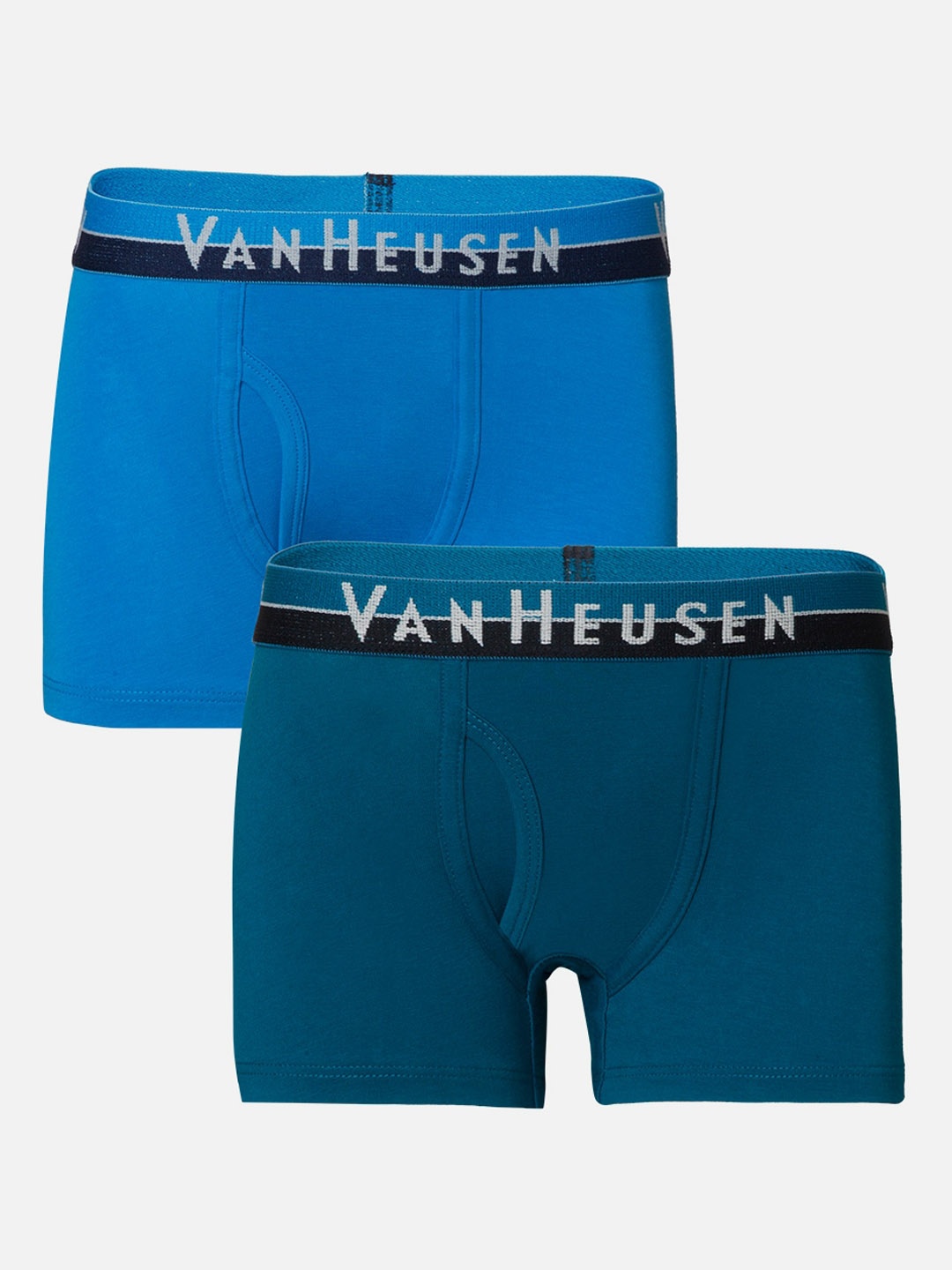 

Van Heusen Boys Pack of 2 Anti Bacterial Colour Fresh Trunks, Blue