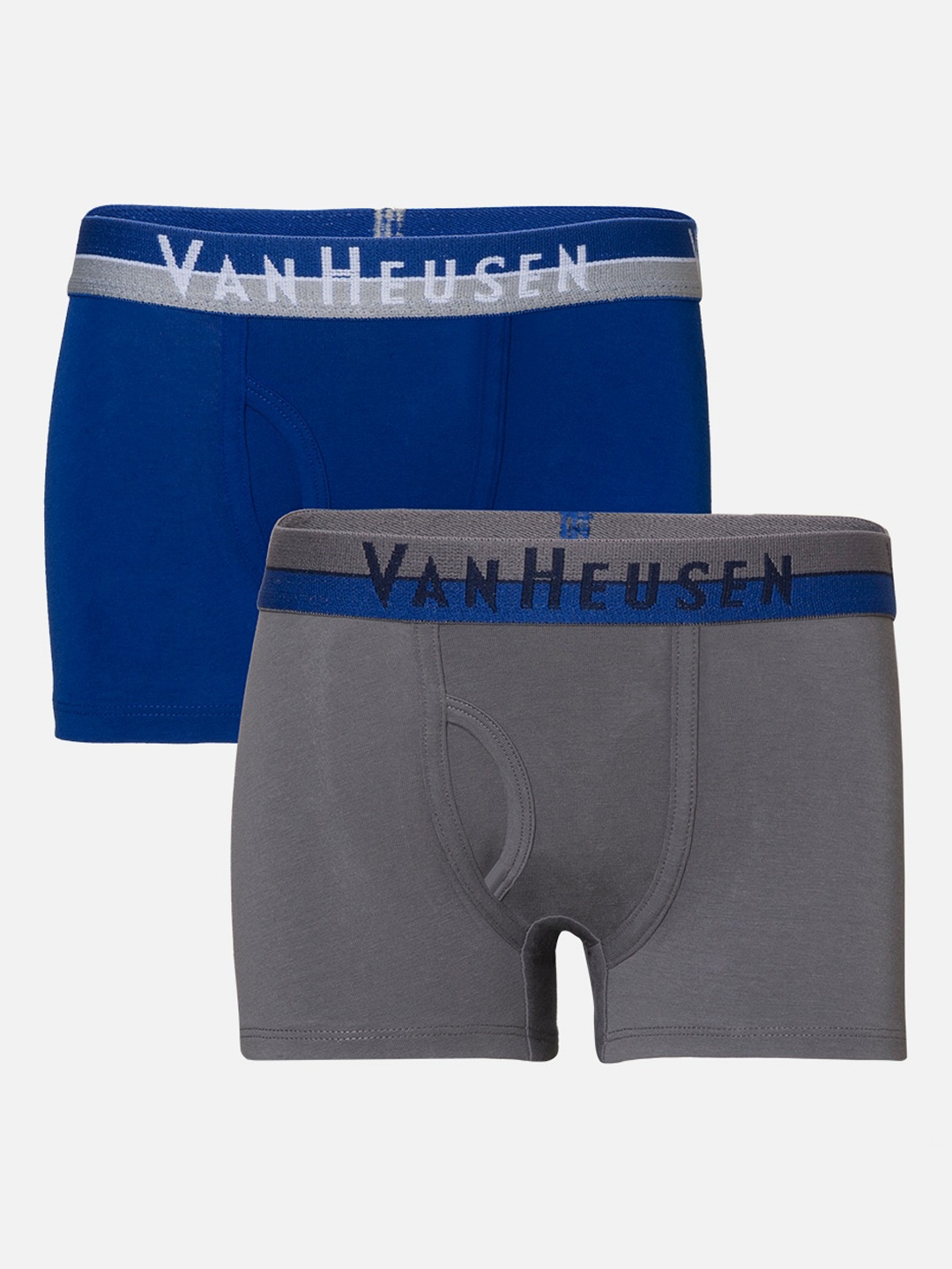 

Van Heusen Boys Pack of 2 Anti-Bacterial Colour Fresh Trunks, Blue