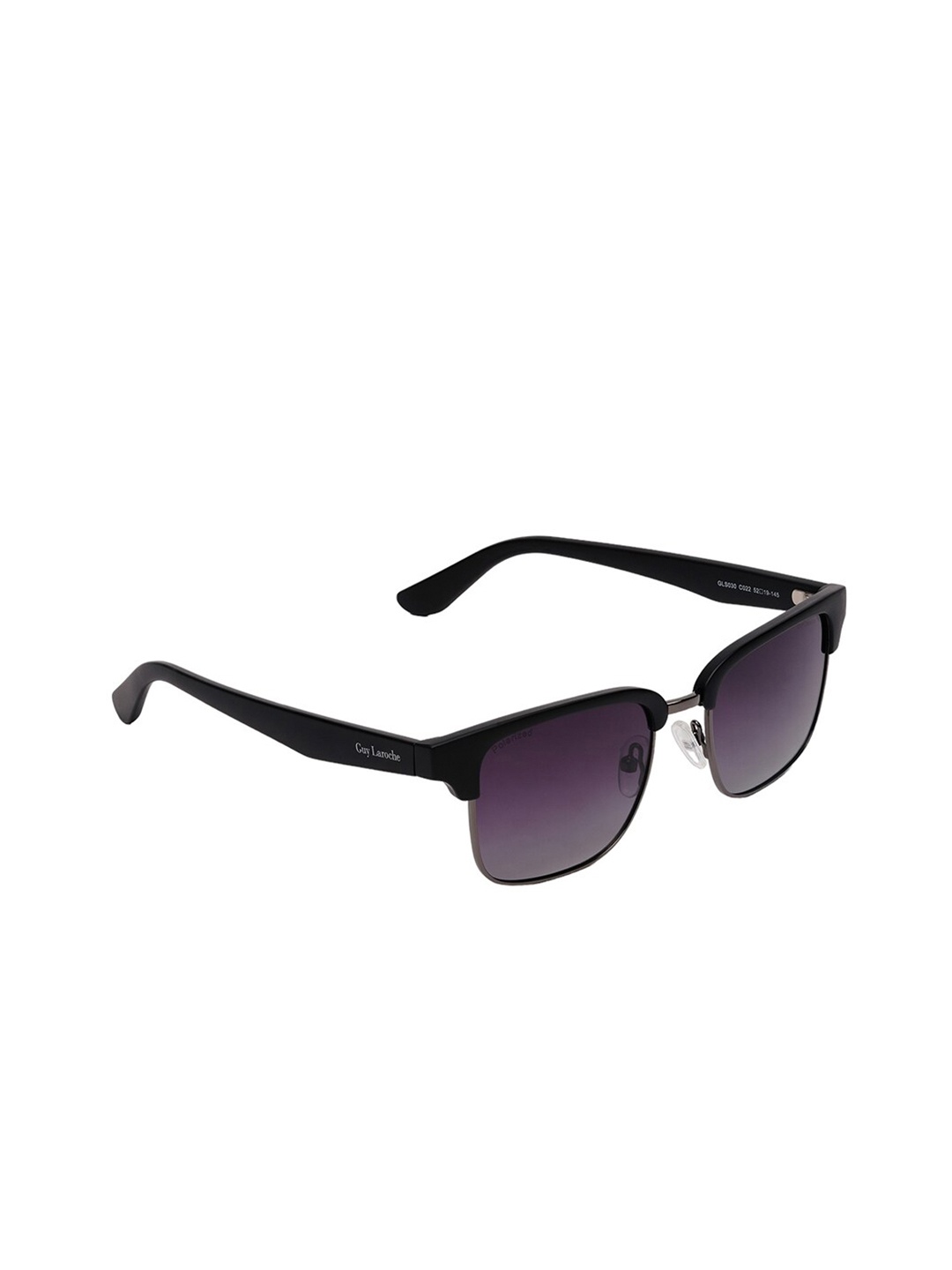 

Guy Laroche Men Square Sunglasses With UV Protected Lens GLS030 C022, Black