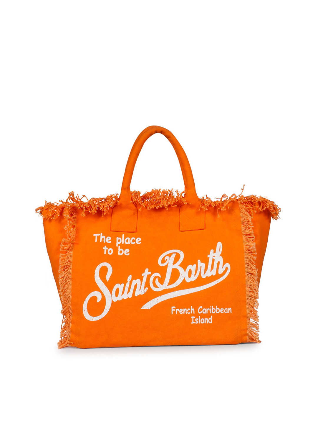 

Saint G Typography Printed Shopper Handheld Bag, White