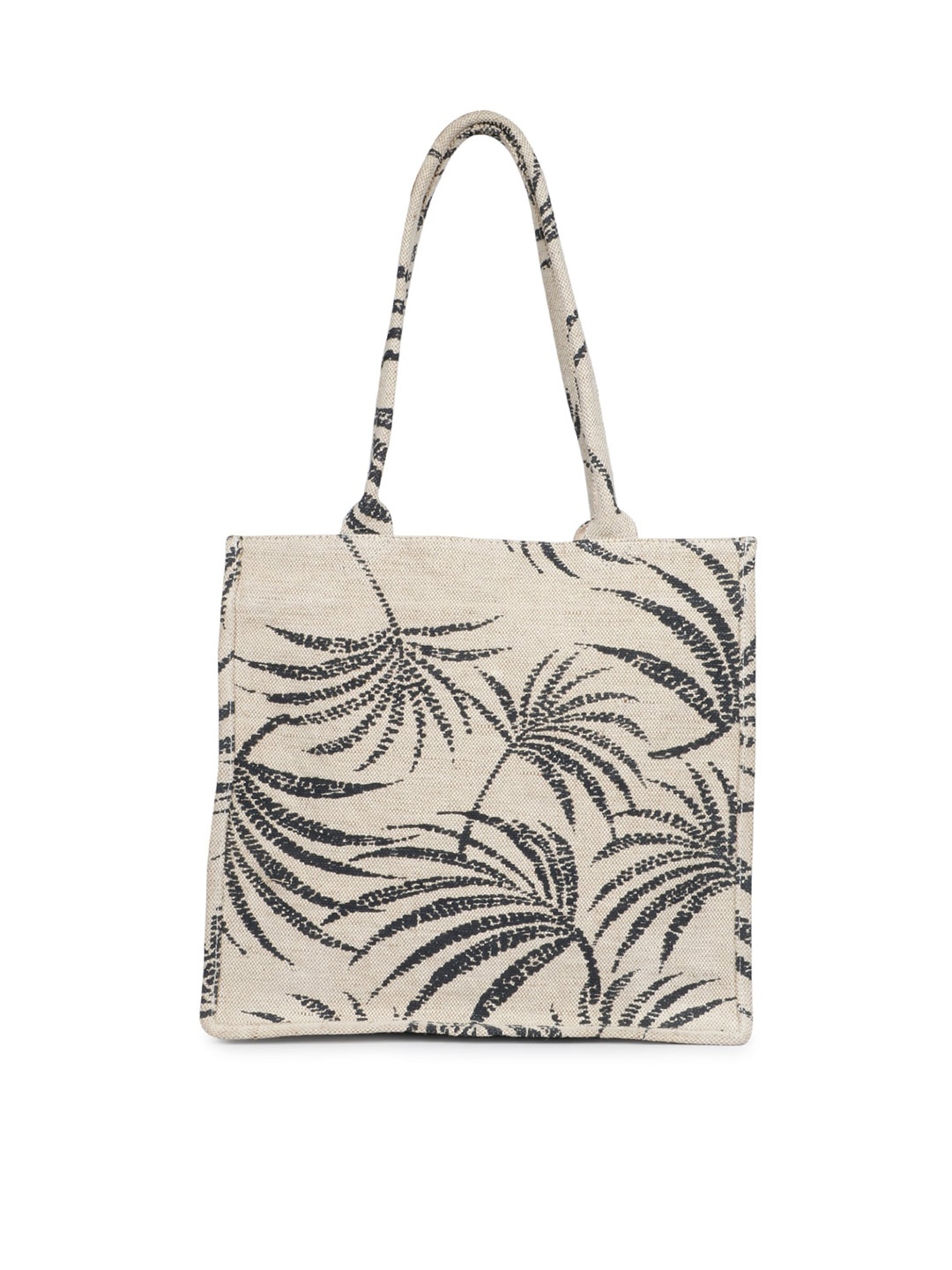 

Saint G Self Design Shopper Canvas Tote Bag, Beige