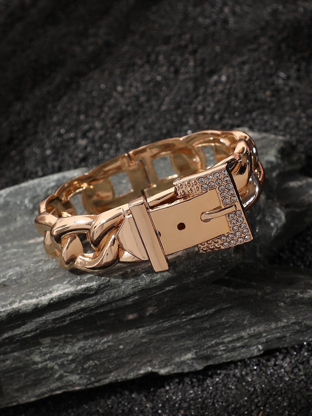 

SOHI Gold-Plated Link Bracelet