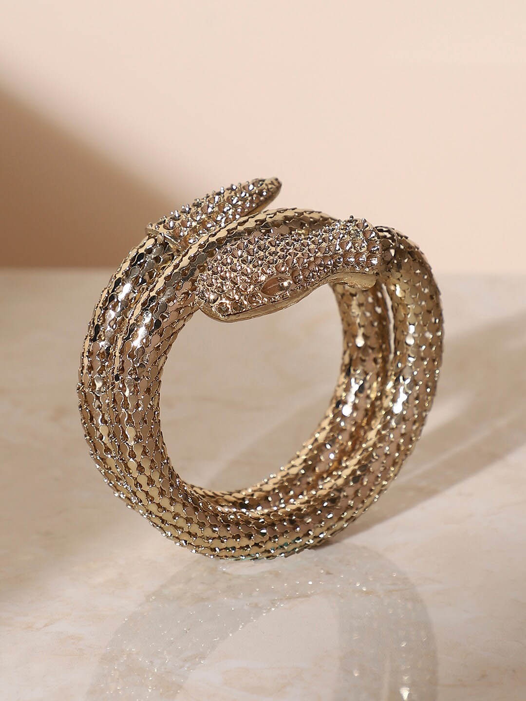 

SOHI Gold-Plated Cuff Bracelet