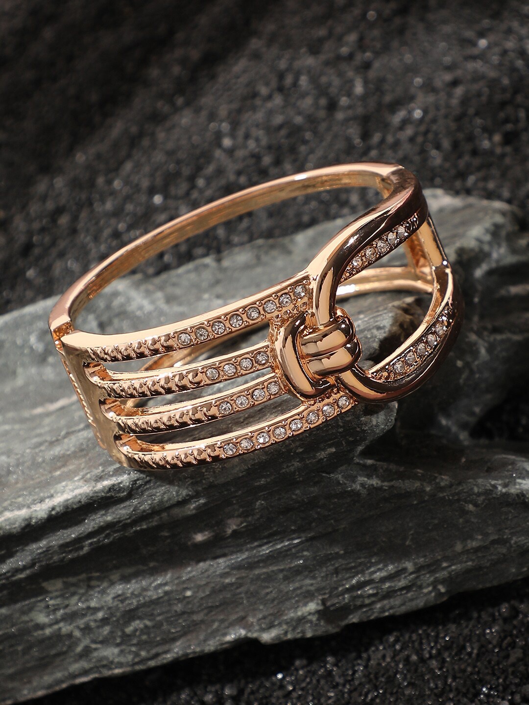 

SOHI Gold-Plated Cuff Bracelet