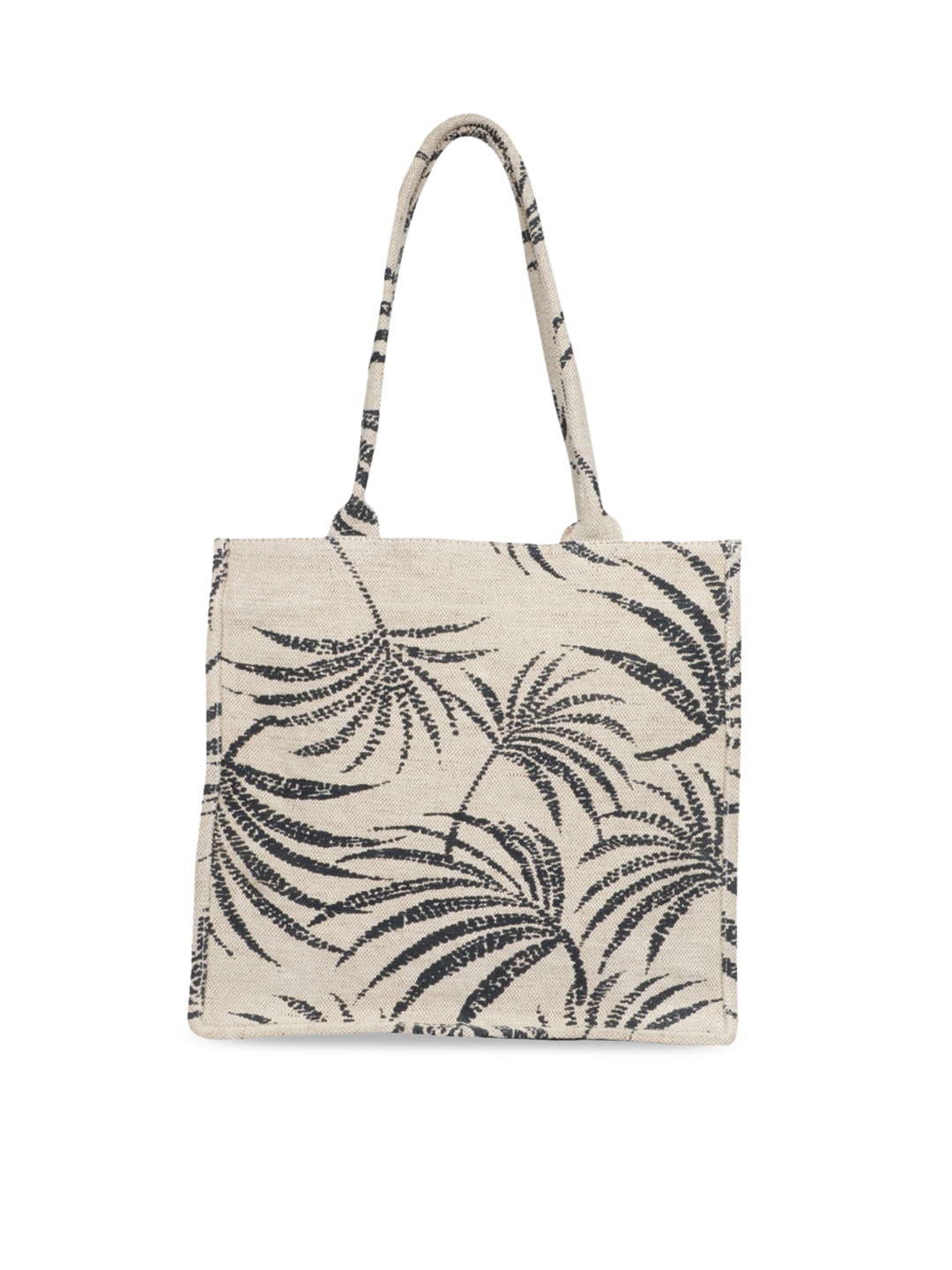 

Favore Floral Printed Shopper Tote Bag, White