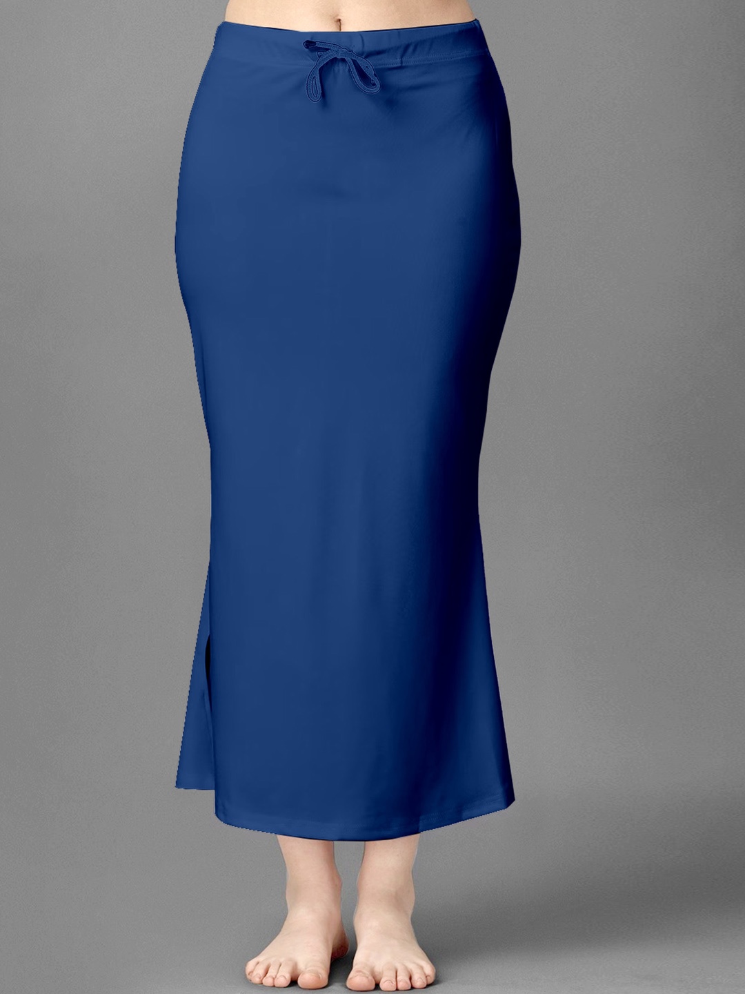 

Trendmalls Mid-Rise Cotton Slim-Fit Saree Shapewear, Blue