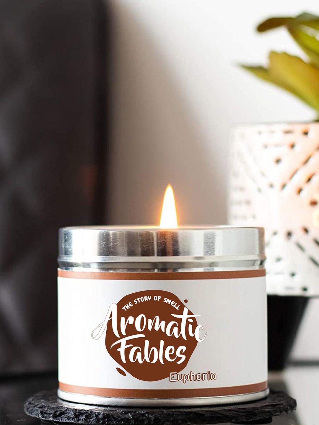 

Aromatic Fables White Euphoria Scented Tin Jar Candle