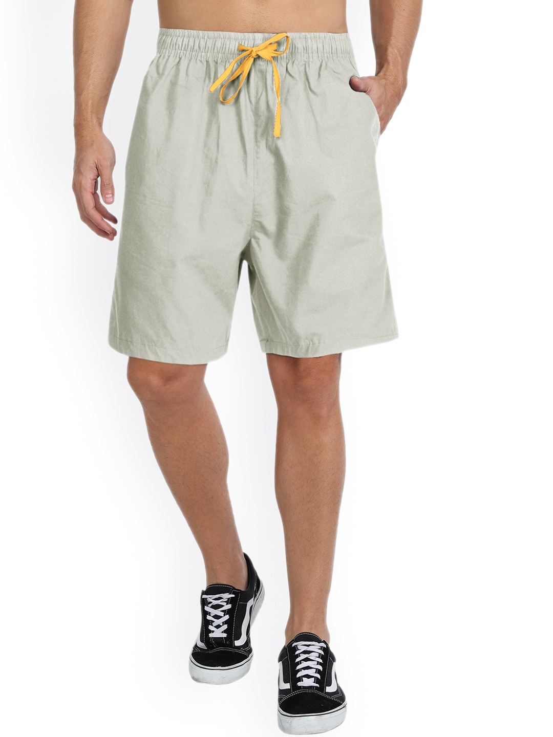 

FTX Men Cotton Regular Fit Shorts, Grey