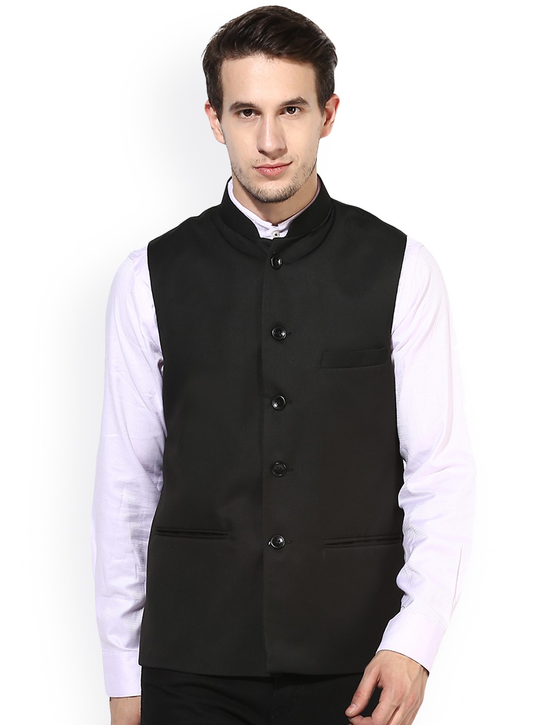 

Hangup Black Nehru Jacket