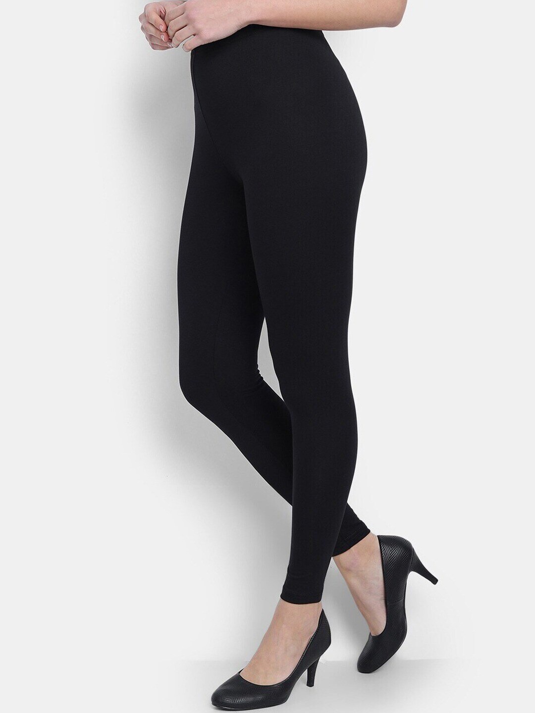 

SUTI Ankle Length Leggings, Black