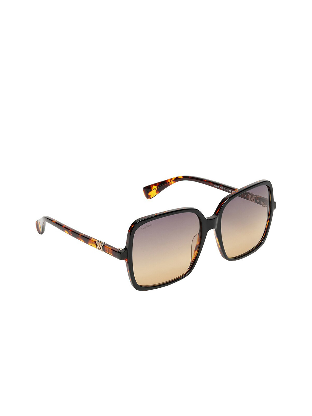 

Max Mara Women Square Sunglasses With UV Protected Lens MM0037 05K, Brown