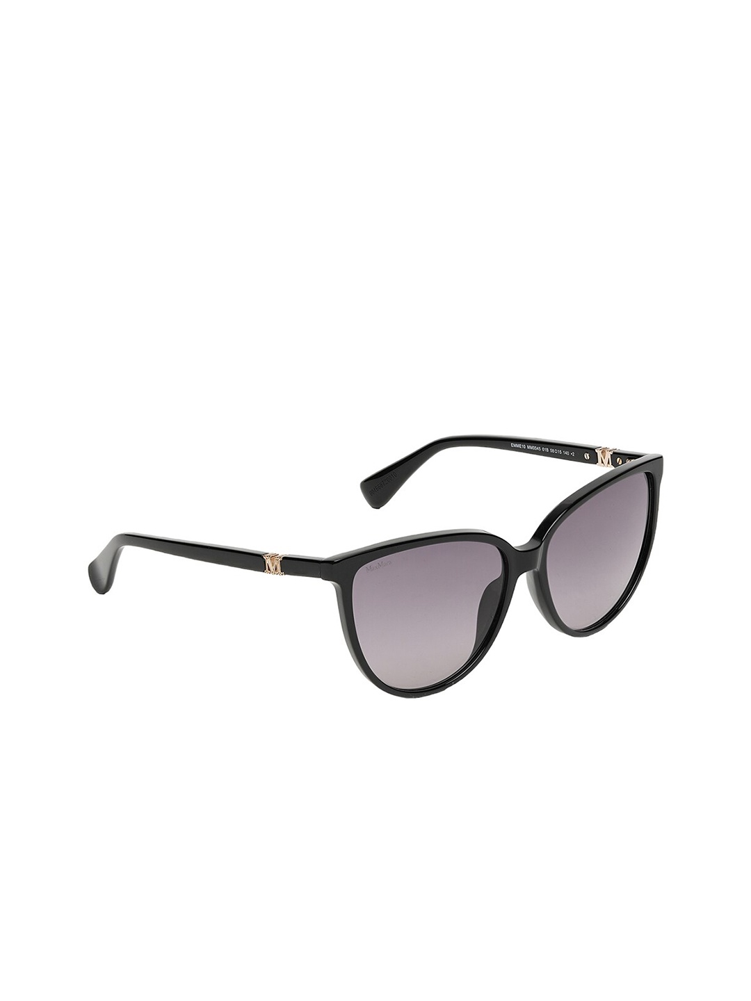 

Max Mara Women Cateye Sunglasses With UV Protected Lens MM0045 01B, Black