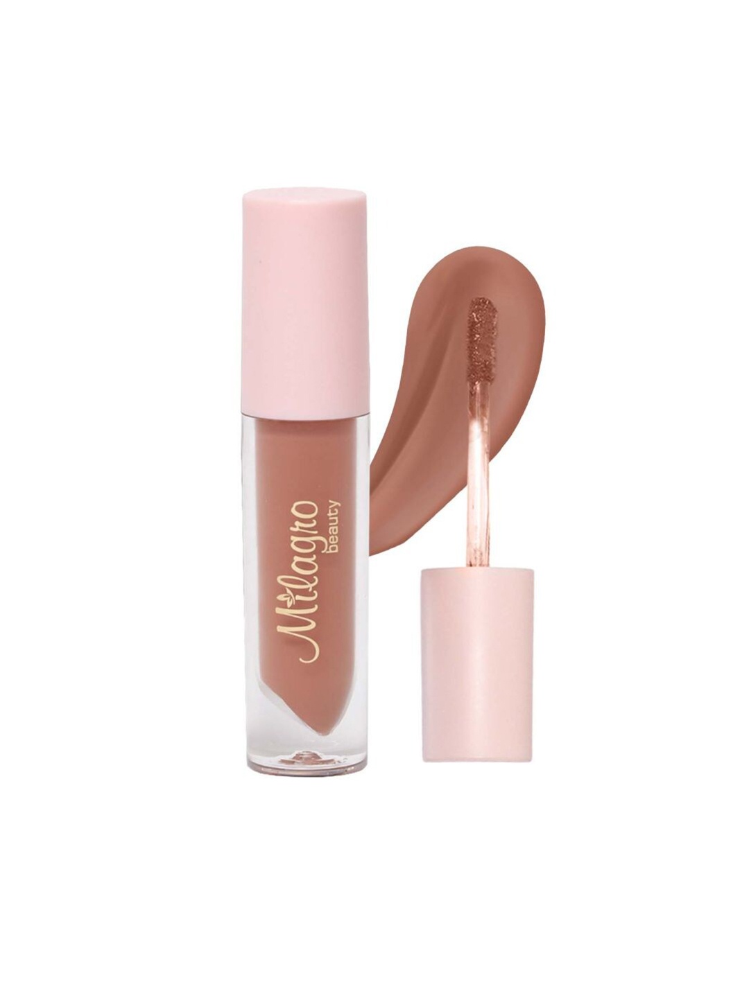 

Milagro beauty Waterproof Liquid Matte Lipstick - Heaven, Nude