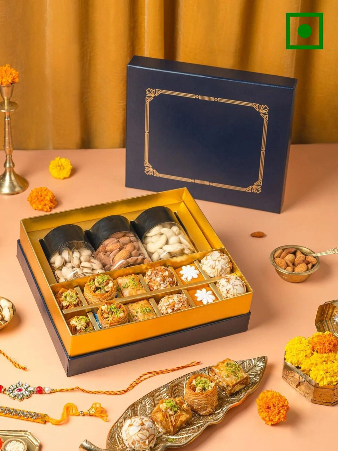 

The Baklava Box Regal Gift Box-750g, Blue