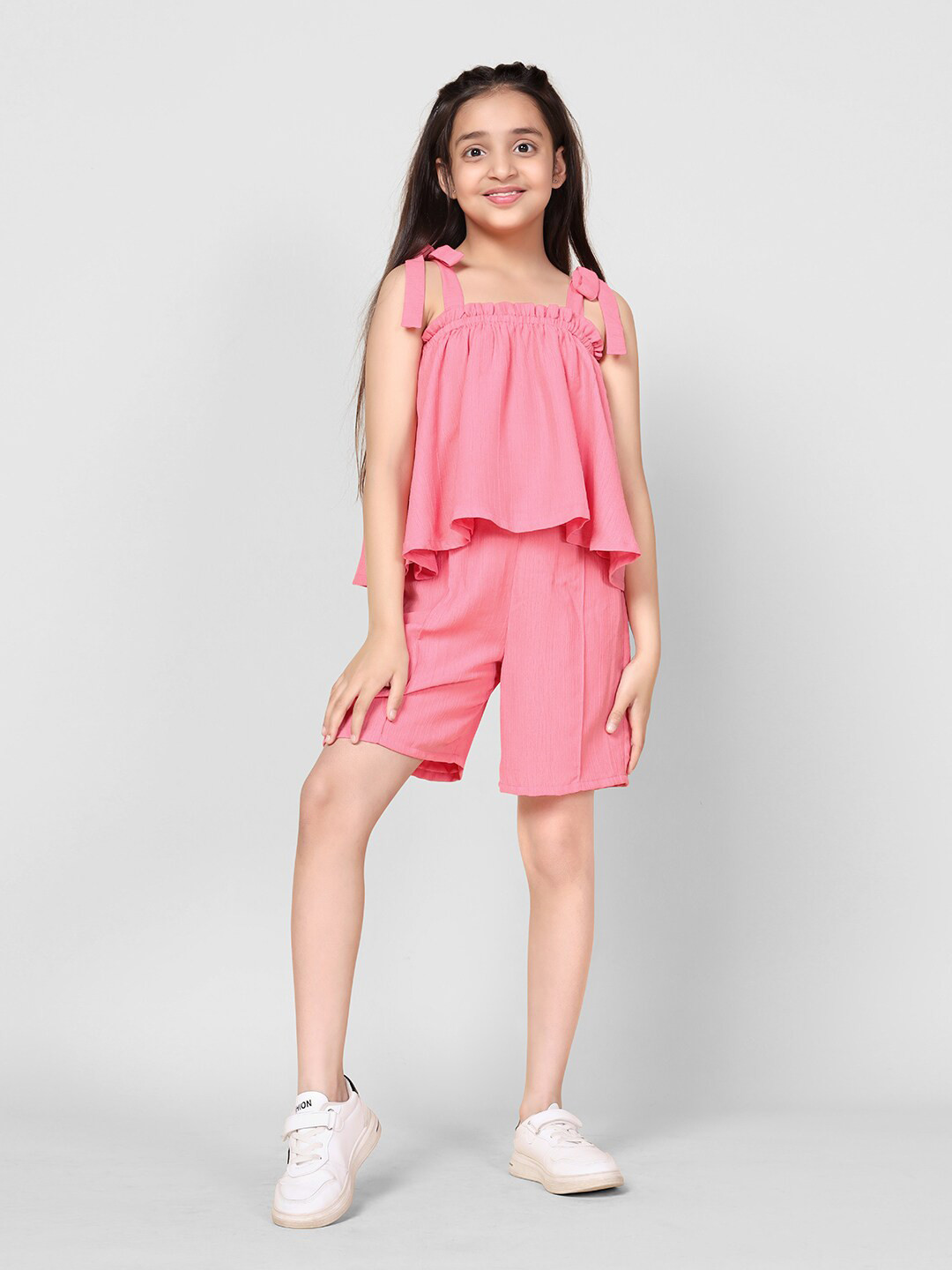 

FASHION DREAM Girls Top With Shorts, Pink