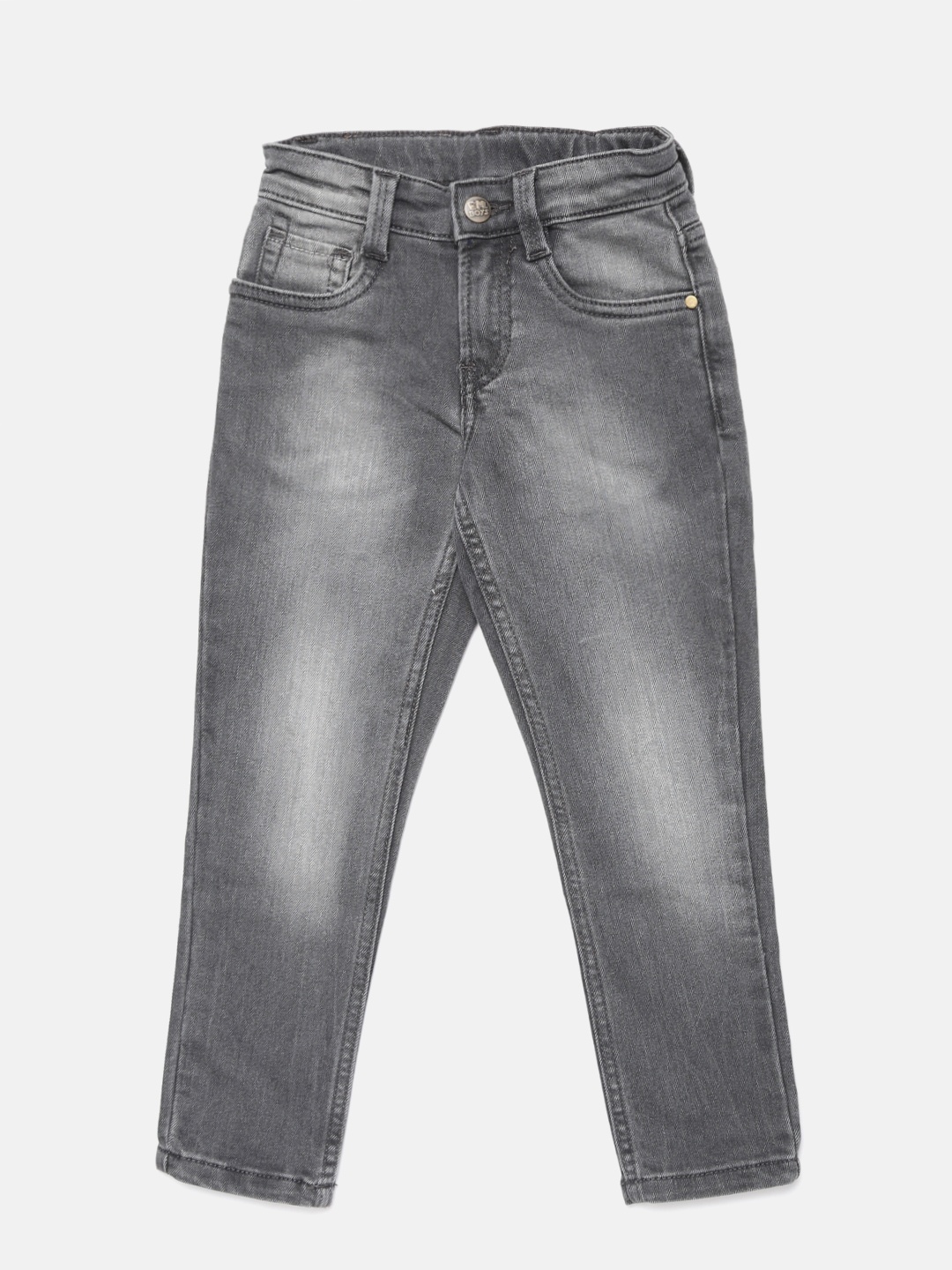 

Flying Machine Boys Grey Skinny Fit Mid-Rise Clean Look Jeans