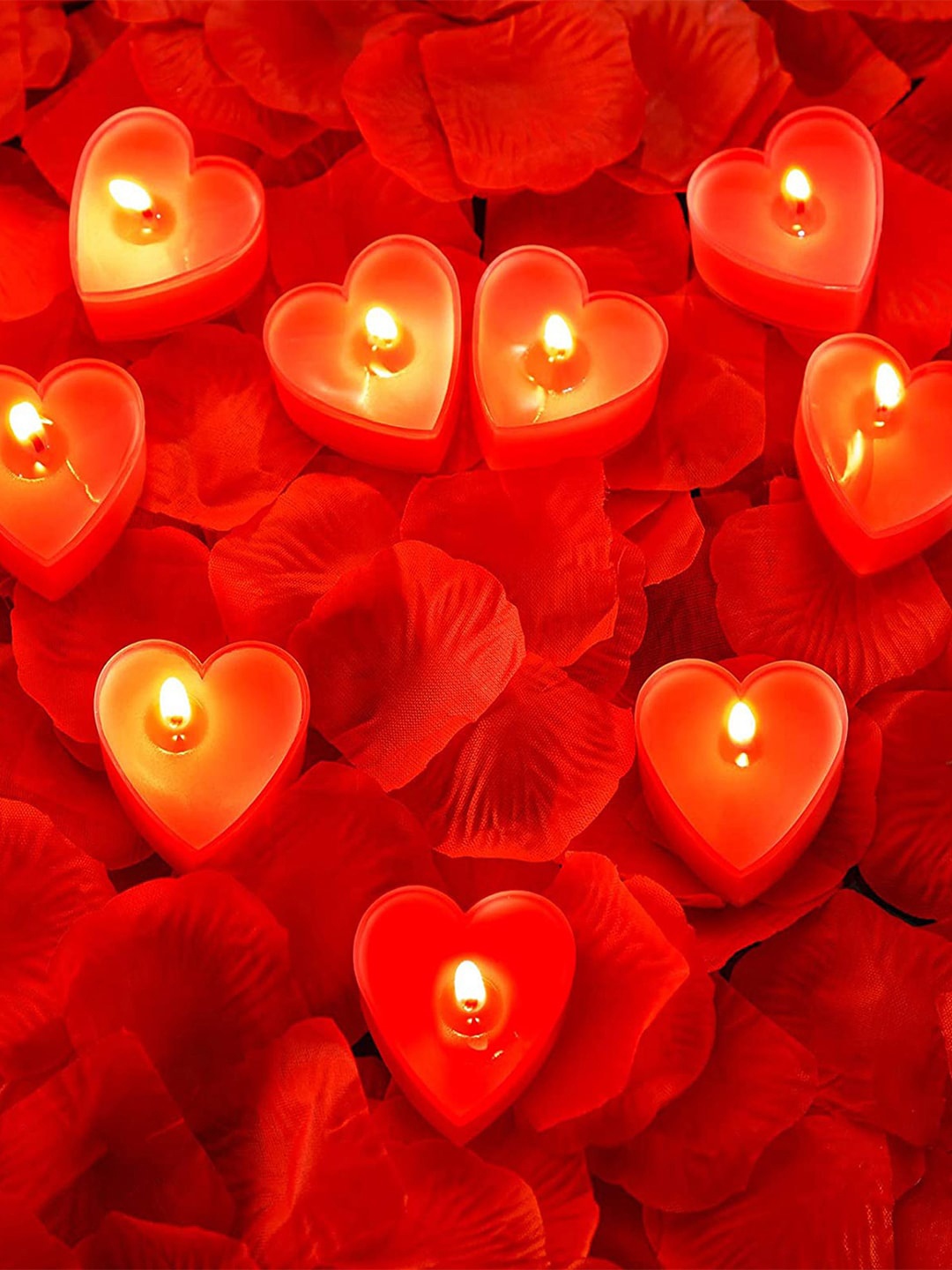 

Aromatic Fables Red 12 Pieces Heart Shaped Candles