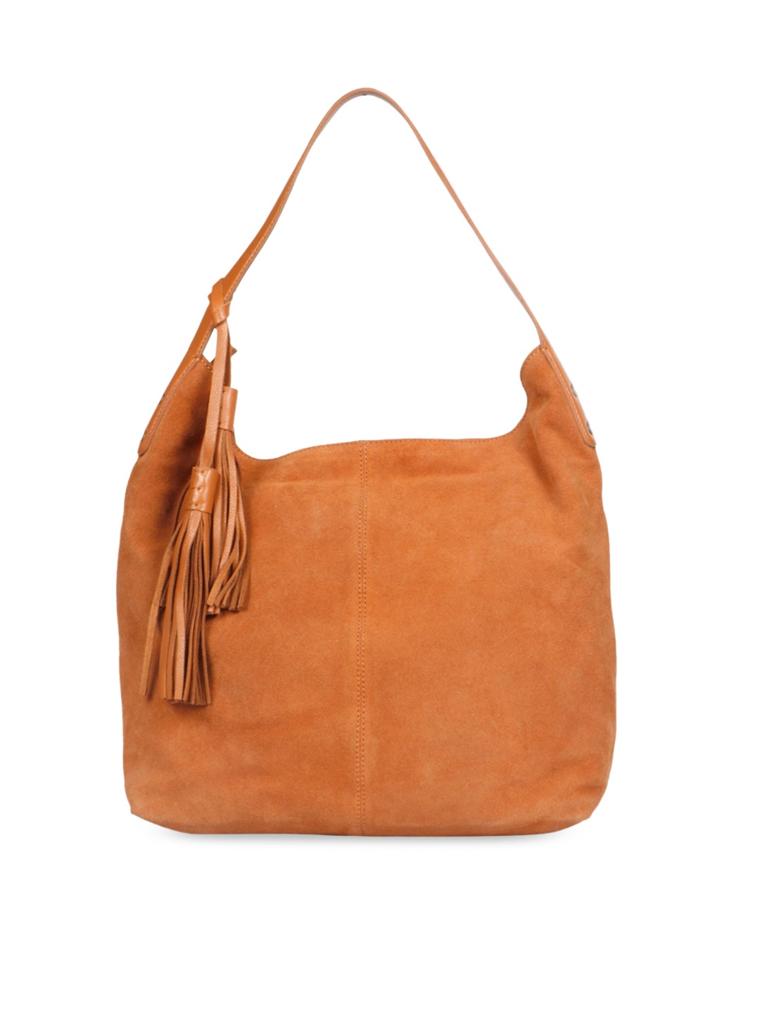 

Saint G Structured Hobo Bag with Tasselled, Tan