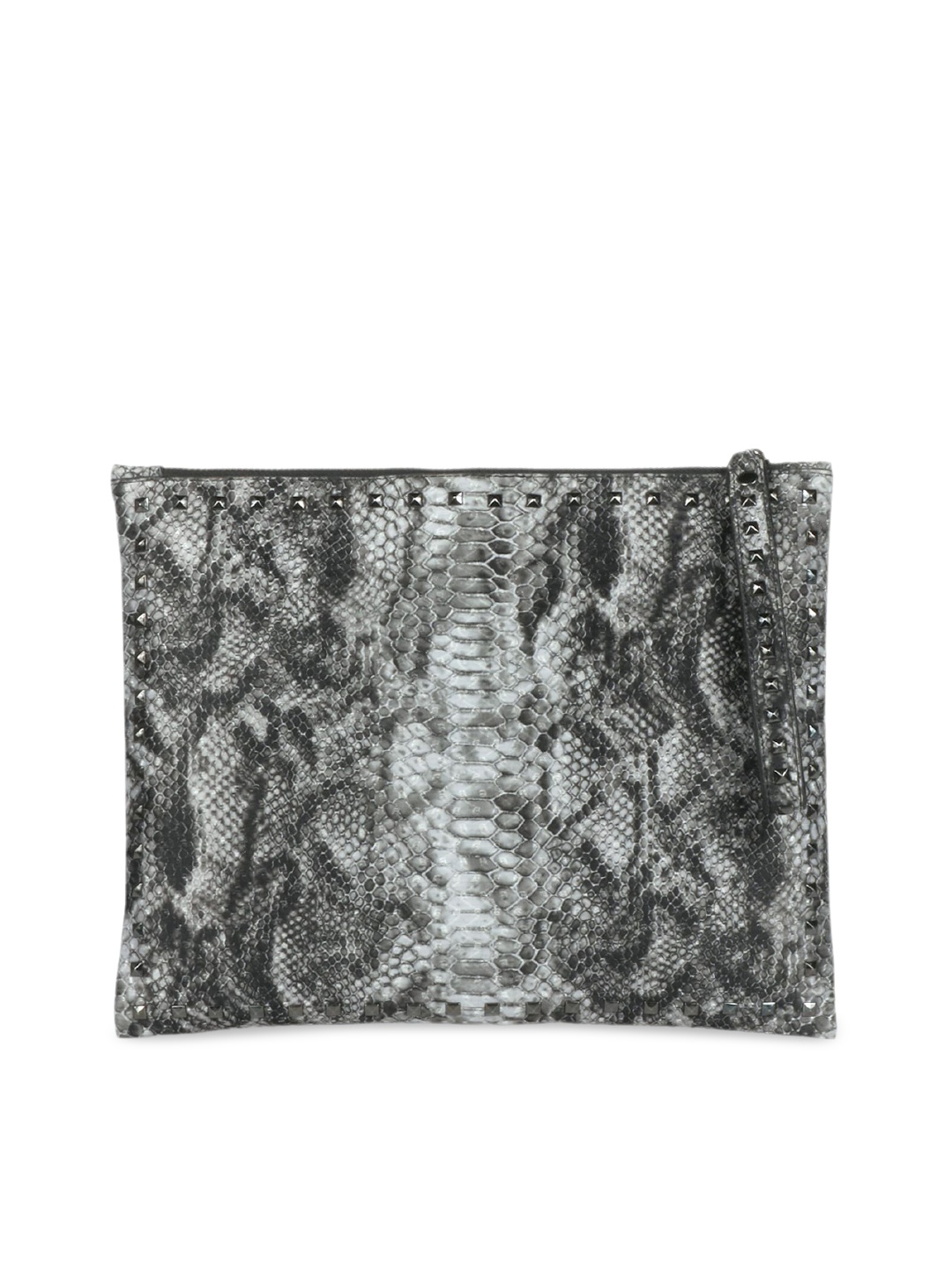 

Saint G Textured Purse Clutch, Grey