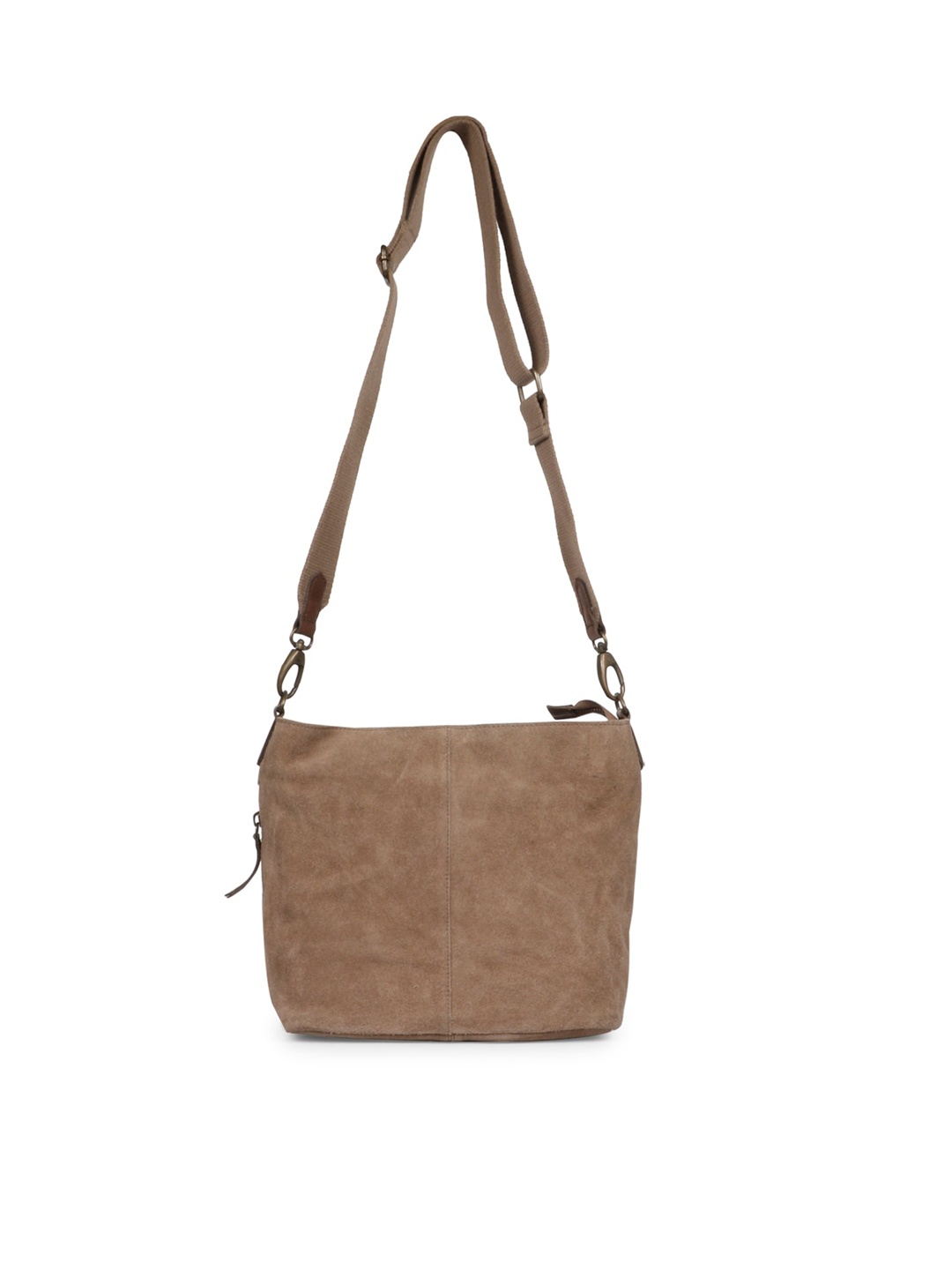 

Saint G Structured Leather Shoulder Bag, Beige