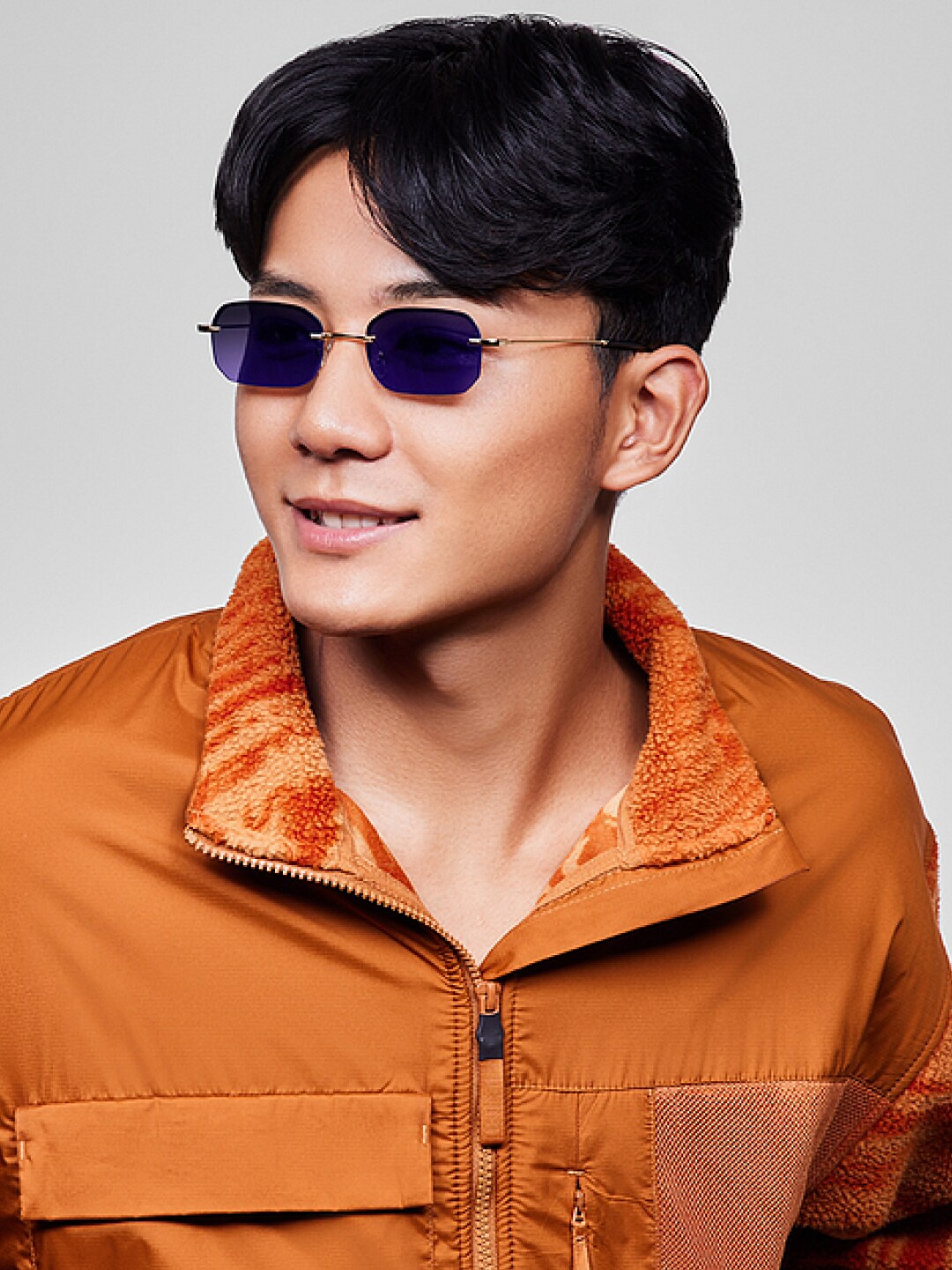 

Lenskart Studio Unisex Rectangle Sunglasses with UV Protected Lens, Blue