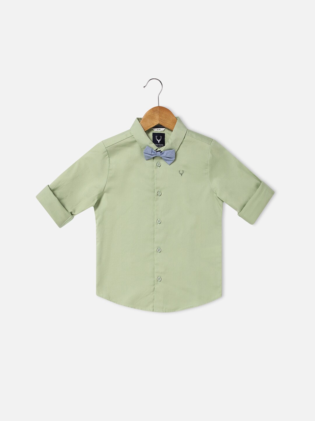

Allen Solly Junior Boys Slim Fit Pure Cotton Casual Shirt, Green
