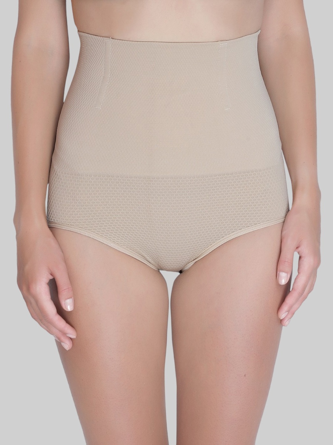 

PLUMBURY High-Rise Seamless Tummy Shapewear, Beige