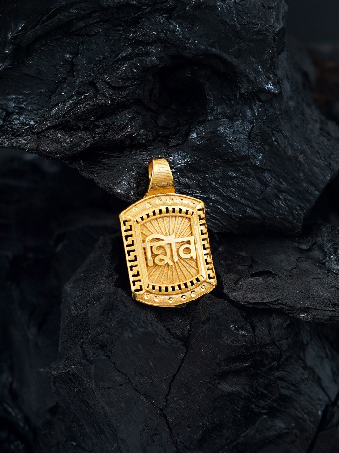 

MANSIYAORANGE Set Of 2 Gold-Plated Pendant With Chain