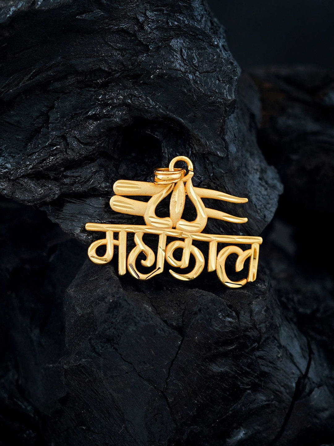 

MANSIYAORANGE Gold Plated Mahakaal Pendant