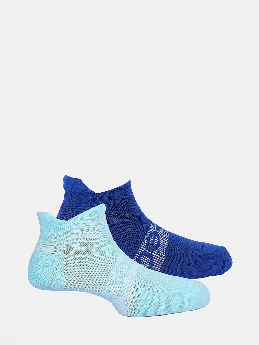 

FREECULTR Unisex Pack Of 2 Patterned Odour Resistant Active Bamboo Socks, Blue