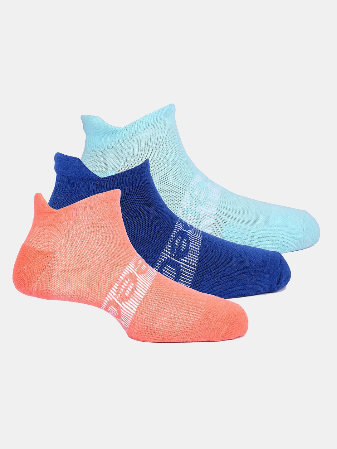

FREECULTR Pack Of 3 Patterned Active Odour Resistant Socks, Blue