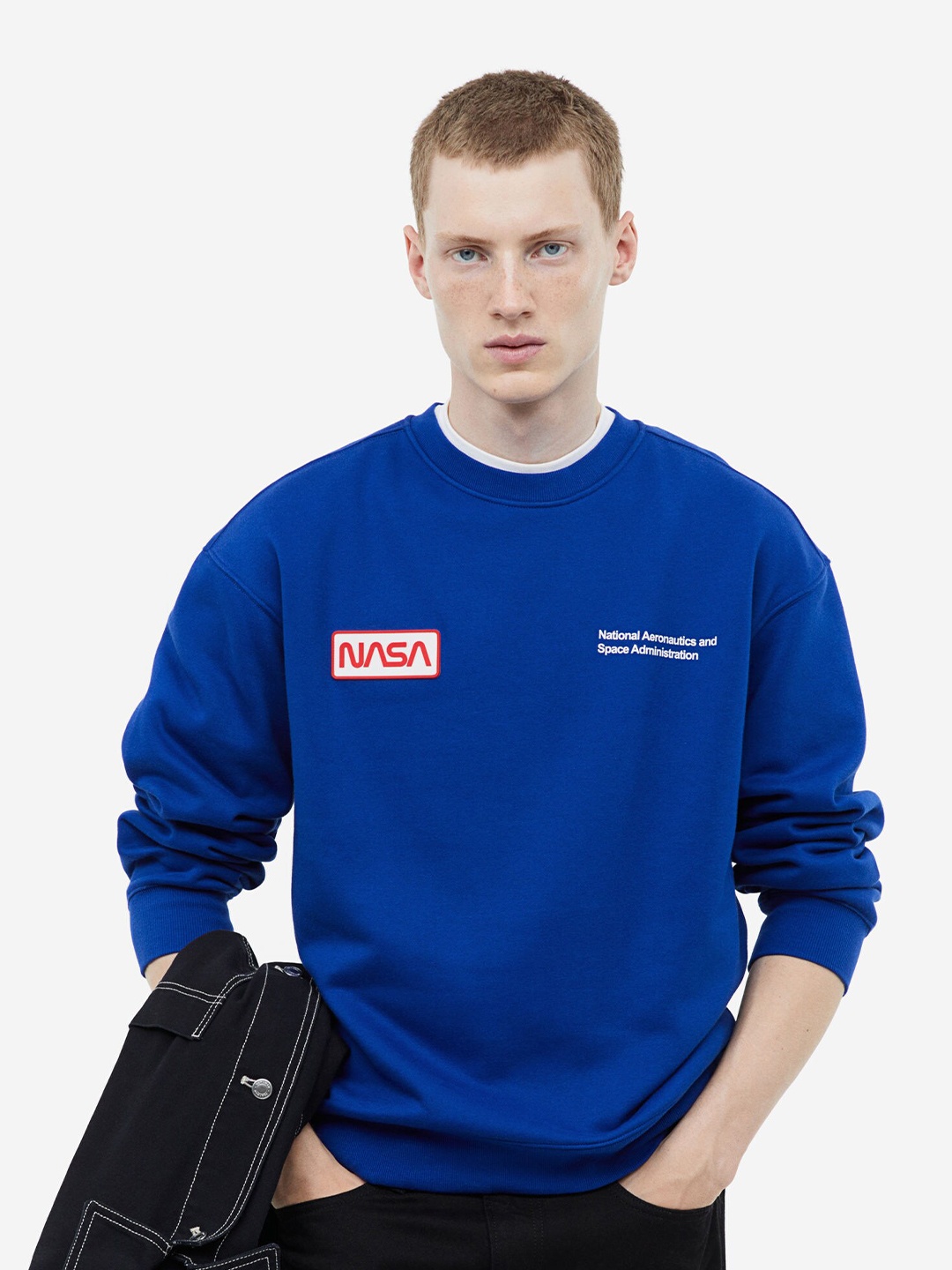 

H&M Relaxed Fit Sweatshirt, Blue